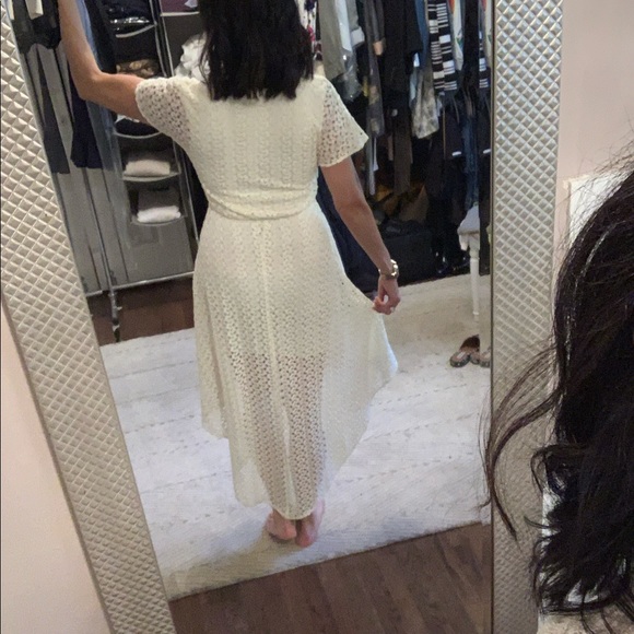 Cream colored lace overlay dress by Sky - Picture 2 of 6